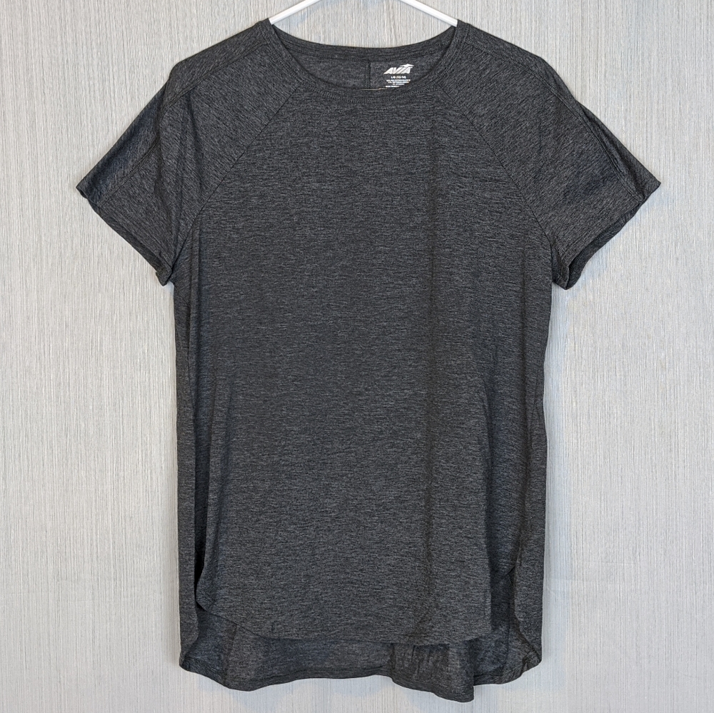 Grey Avia Short Sleeve Shirt Size Women's Large
